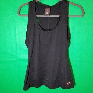 WWE Tapout Tank Top Shirt Womens Medium Racerback Black Athletic Wrestling Y2K